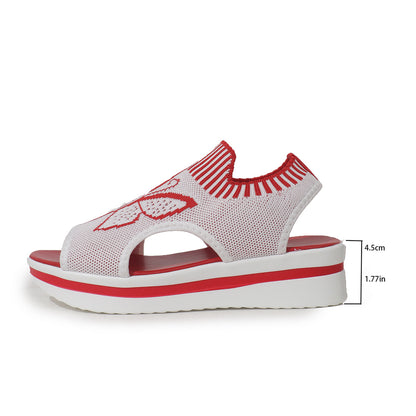 Orthopedic Balance Double Buckle Platform Comfort Slide Sandals