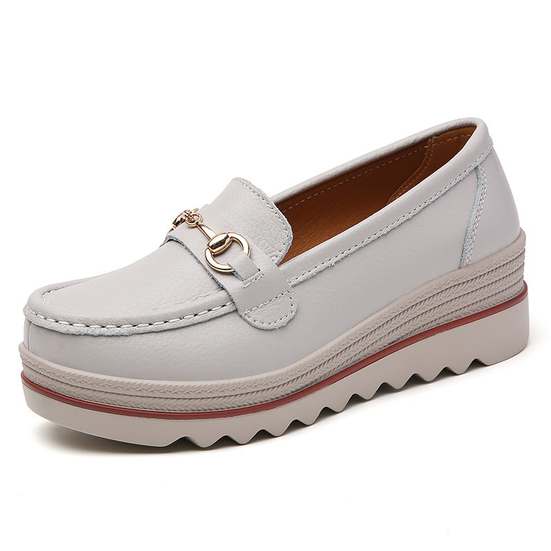 Orthopedic Balance Leather Slip-On Shoes - Oversized Comfort