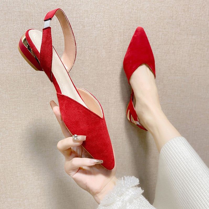 Orthopedic Balance Plus Size Open Low Heel Sandals