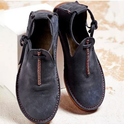 Jasmine | Vintage Suede Ankle Boots with Orthopedic Cushioned Sole