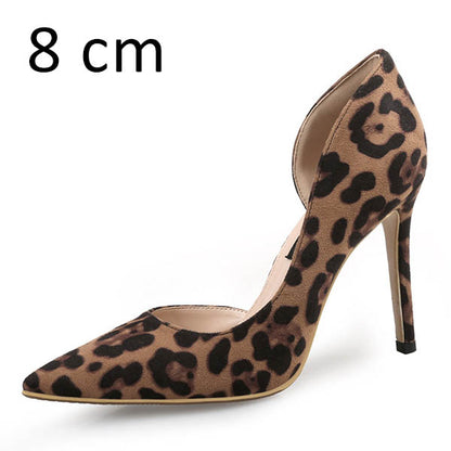 Orthopedic Balance Leopard Print Stiletto Heels - Unique Elegance