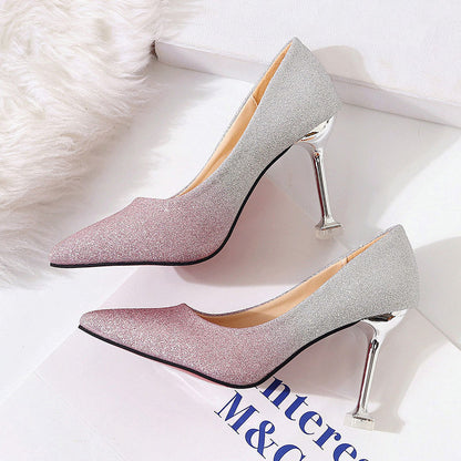 Orthopedic Balance Sexy Gradient Pointed Stiletto Pumps - Unique Elegance