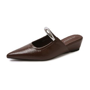 Orthopedic Balance | Pointed Toe Slip-On Mule Loafers
