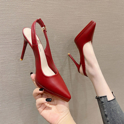Eva | Women’s Orthopedic Pointed Toe Slingback High Heels