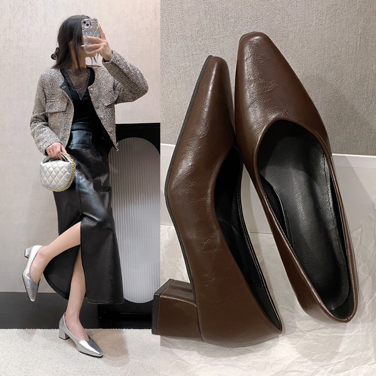 Orthopedic Balance Square Toe Mid-Heel Shoes - Comfort Fit