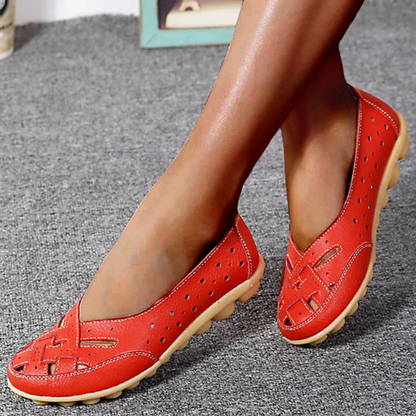 Luna | Women’s Orthopedic Slip-On Casual Leather Loafers