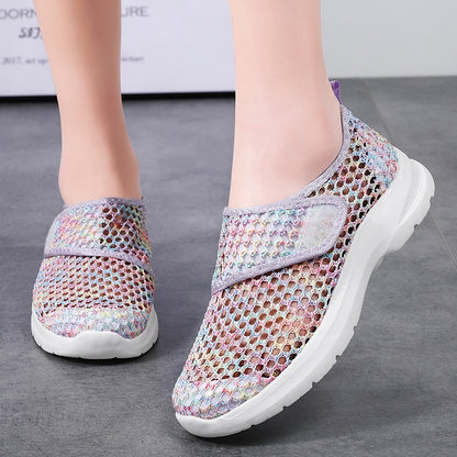 Orthopedic Balance Women’s Breathable Mesh Sneakers – Cloud Cushion Lightweight Walking Shoes