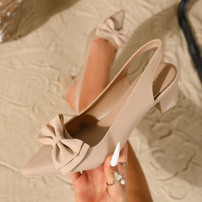 Parisa | Women’s Orthopedic Bow Accent Slingback Pumps