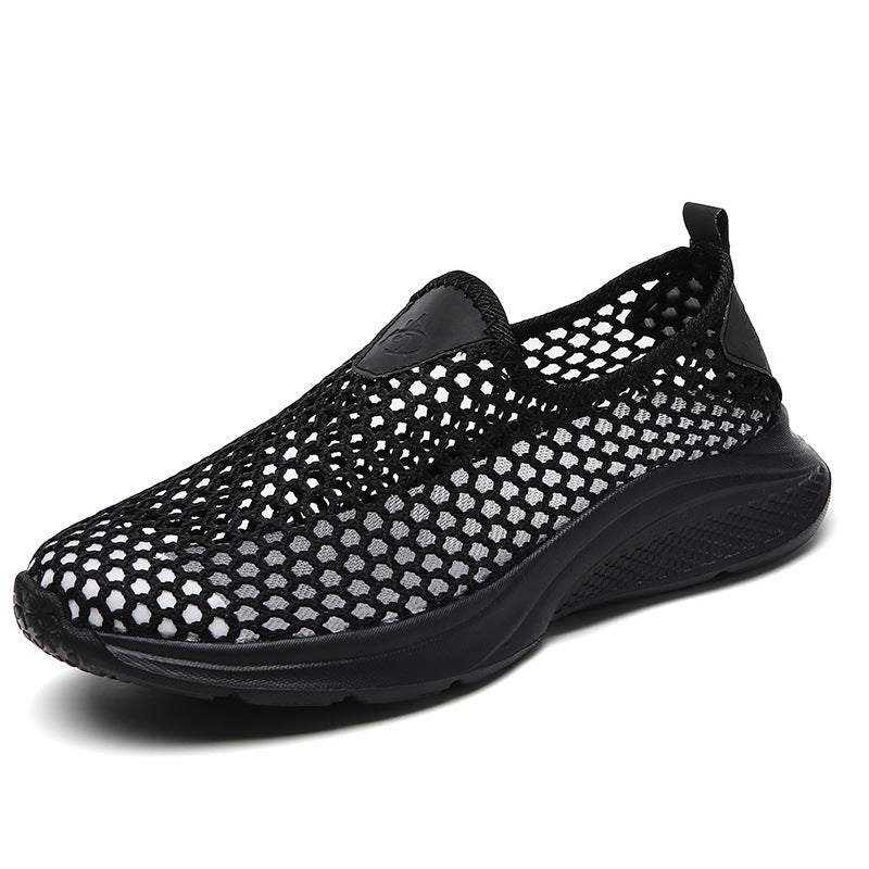 Orthopedic Balance | Breathable Rhinestone Mesh Slip-On Sneakers