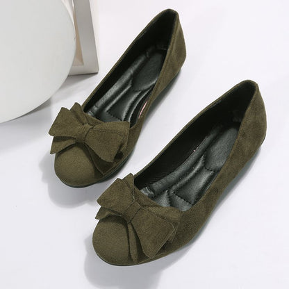 Orthopedic Balance Bows Flat Shoes  - Elegance And Comfort