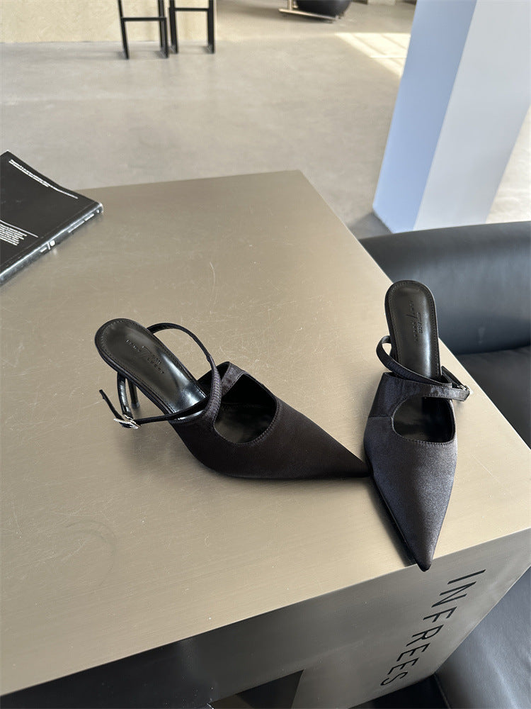 Orthopedic Balance Pointed-Toe Slingback Heels