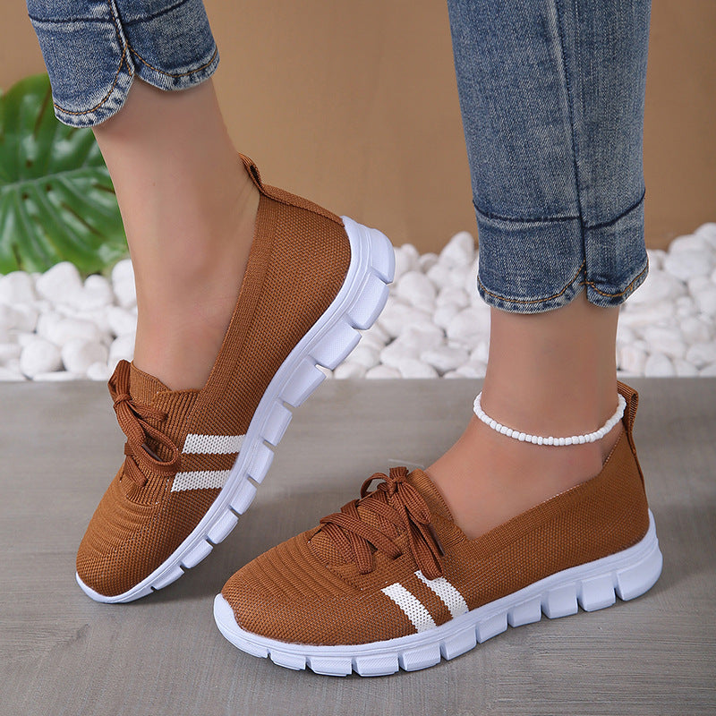 Orthopedic Balance Lace-Up Mesh Shoes - Comfort And Style