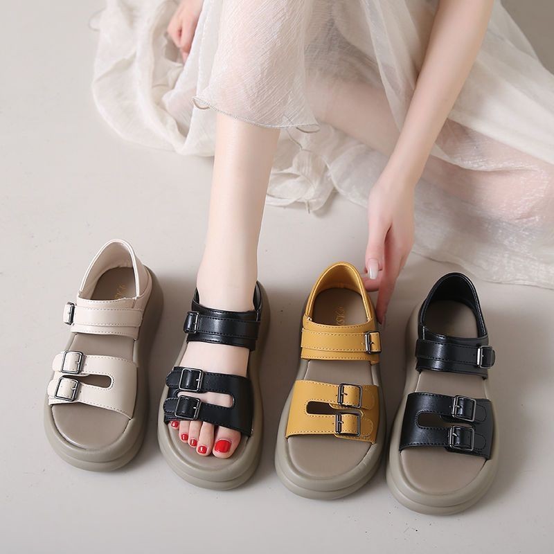 Orthopedic Balance | Double Buckle Platform Sandals