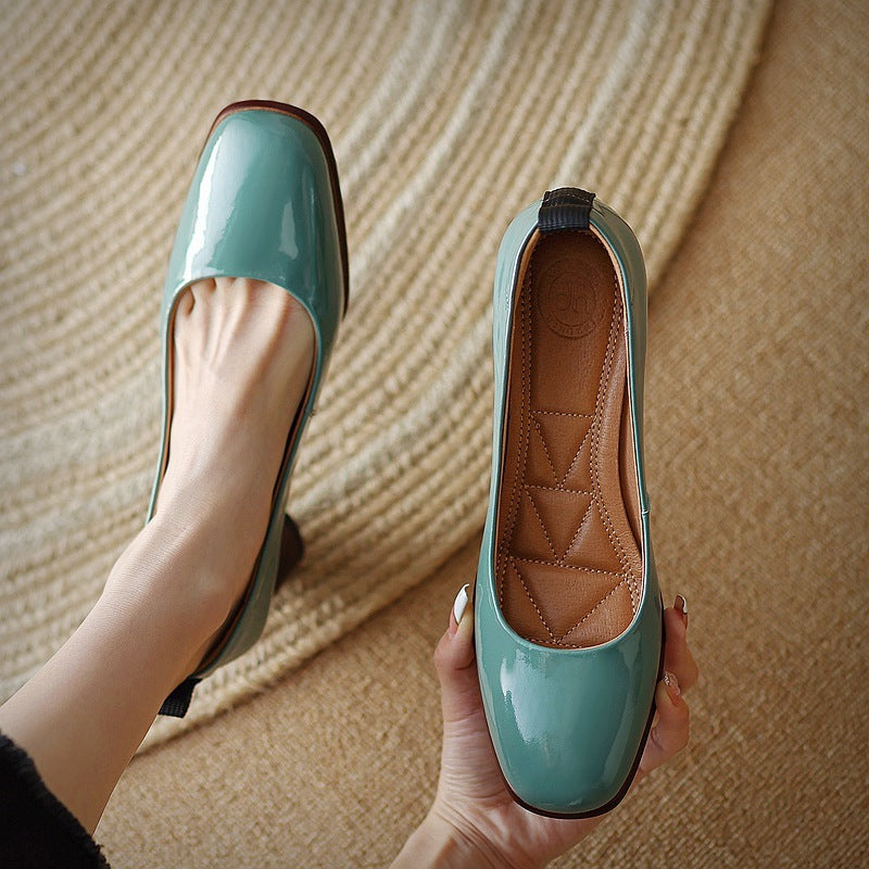 Hadley | Women’s Dual-Tone Block Heel Pumps