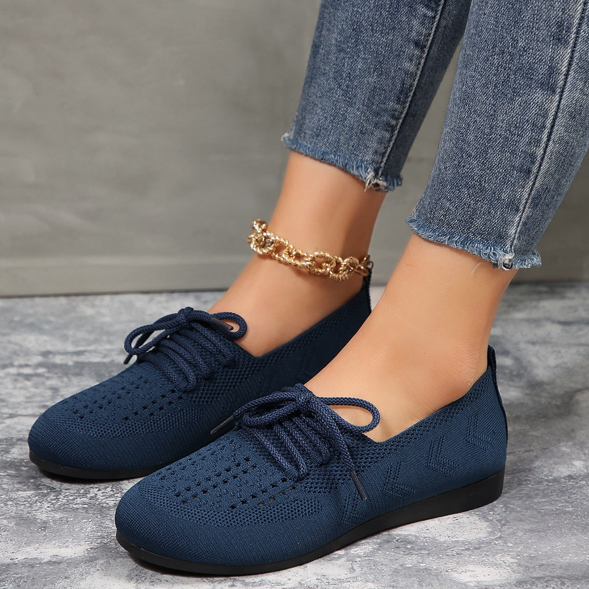 Orthopedic Balance Breathable Mesh Ballerina Flats - Unique Style And Comfort
