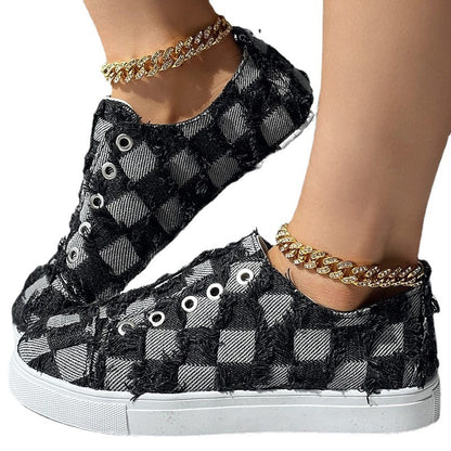 Orthopedic Balance Women’s Slip-On Mesh Sneakers – Lightweight Breathable Comfort Shoes