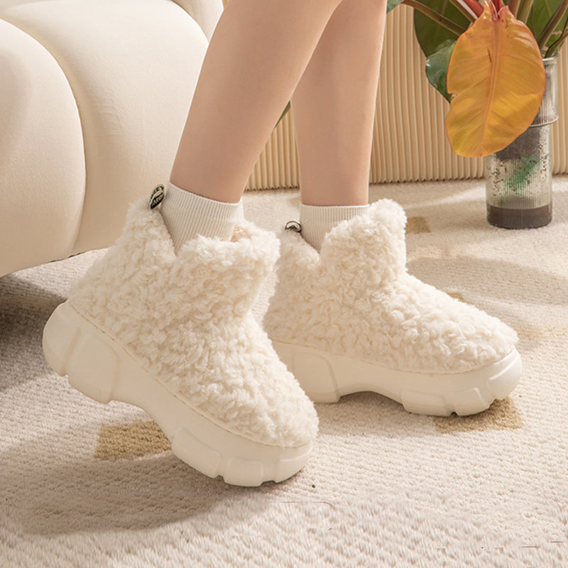 Mildred | Plush Teddy Orthopedic Winter Ankle Boots