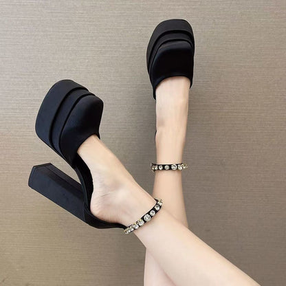 Orthopedic Balance Ultra-High Mary Jane Heeled Shoes For Petite Women
