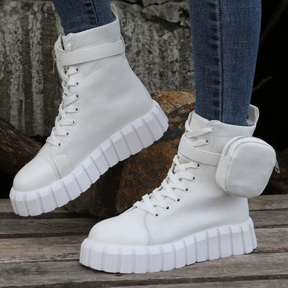 Orthopedic Balance High-Top Canvas Shoes - Breathable Comfort