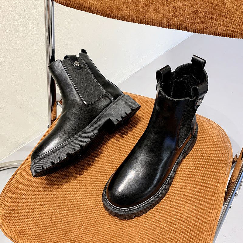 Elsa | Chunky Chelsea Ankle Boots