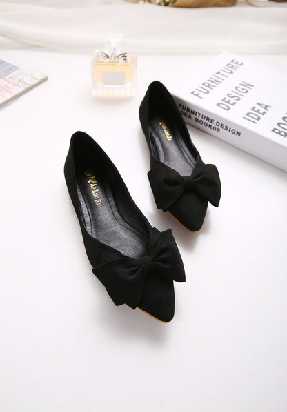 Orthopedic Balance | Soft Bow Detail Ballet Flats