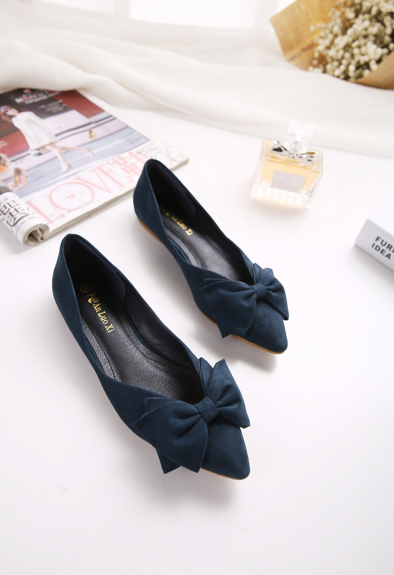Orthopedic Balance | Soft Bow Detail Ballet Flats