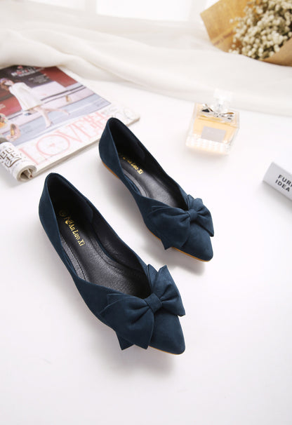 Orthopedic Balance | Soft Bow Detail Ballet Flats