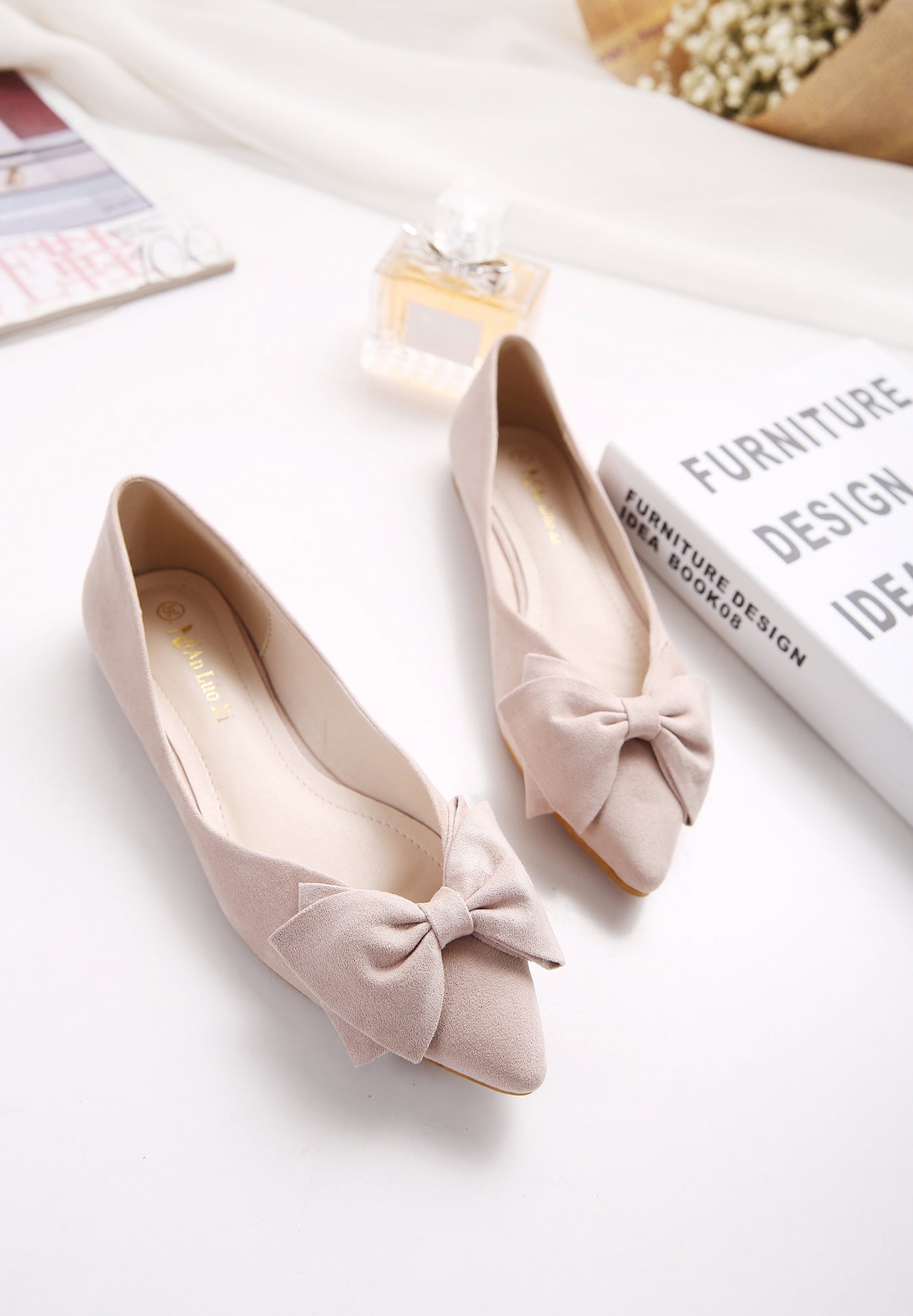 Orthopedic Balance | Soft Bow Detail Ballet Flats