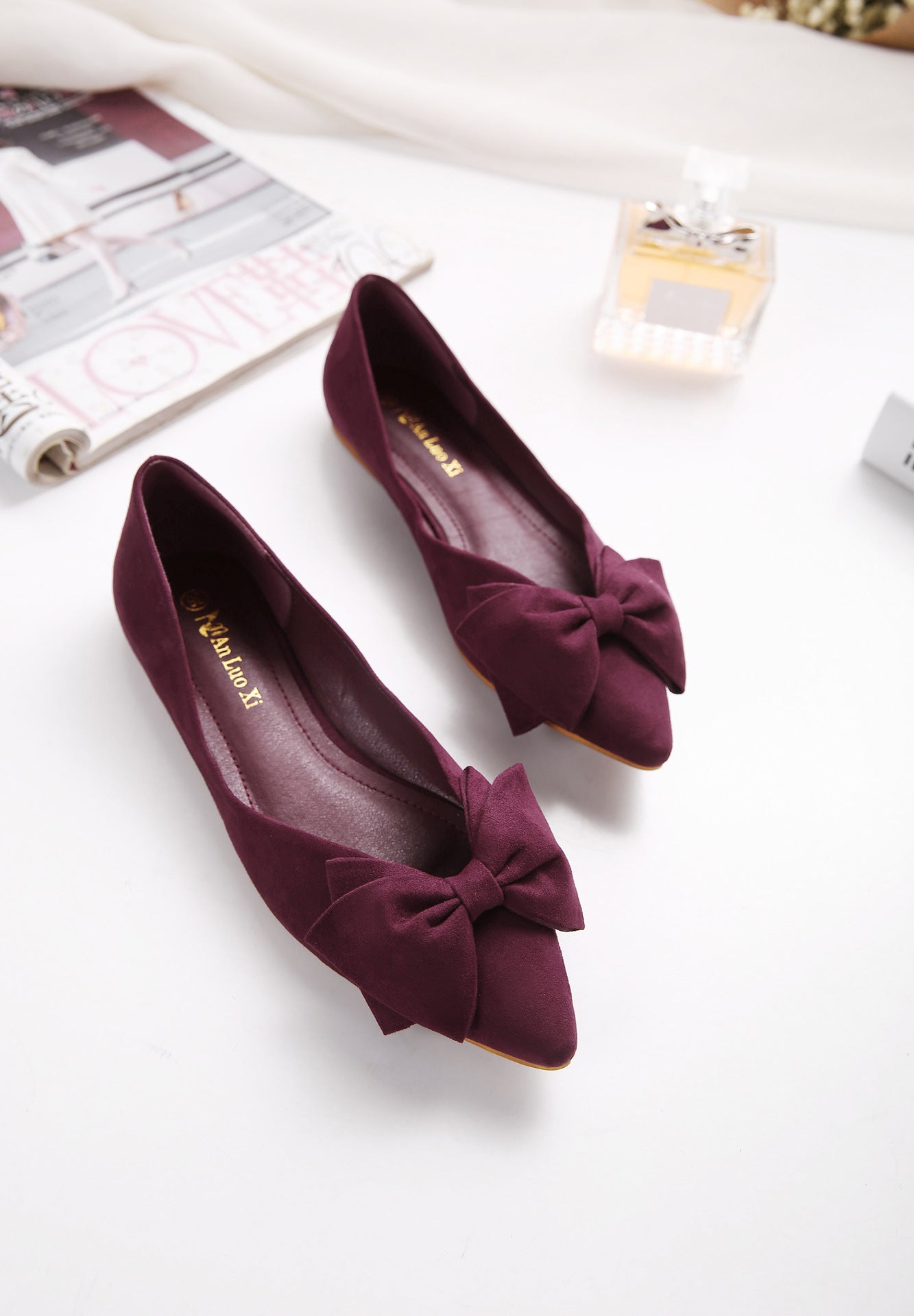 Orthopedic Balance | Soft Bow Detail Ballet Flats
