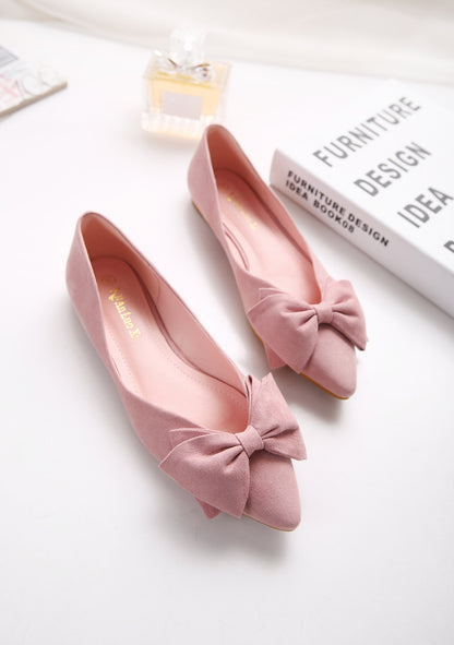 Orthopedic Balance | Soft Bow Detail Ballet Flats