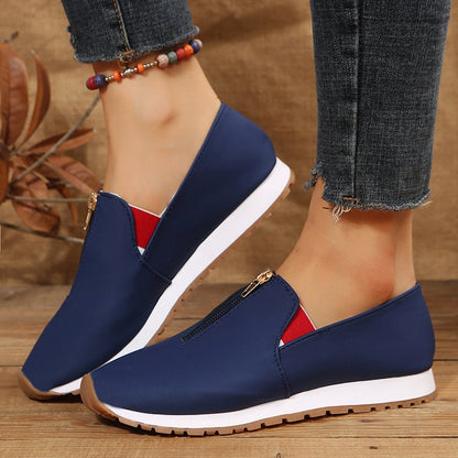 Orthopedic Balance Zip Loafers - Non Slip Comfort Shoes