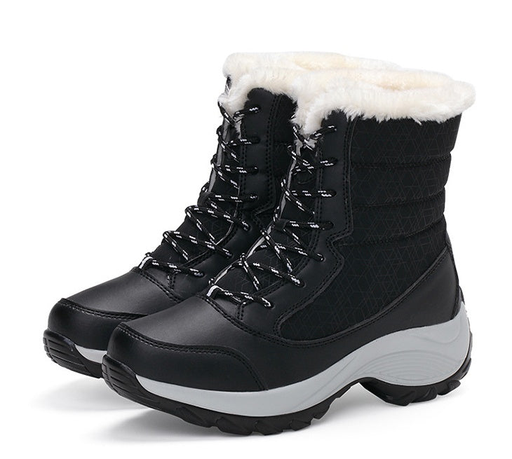 Mabel | Thermal Lace-Up Orthopedic Winter Snow Boots