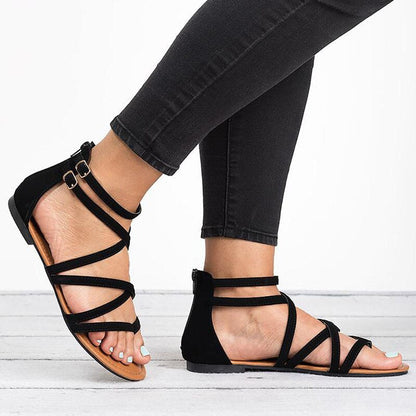 Gracie | Women’s Flat Sandals with Orthopedic Arch Support