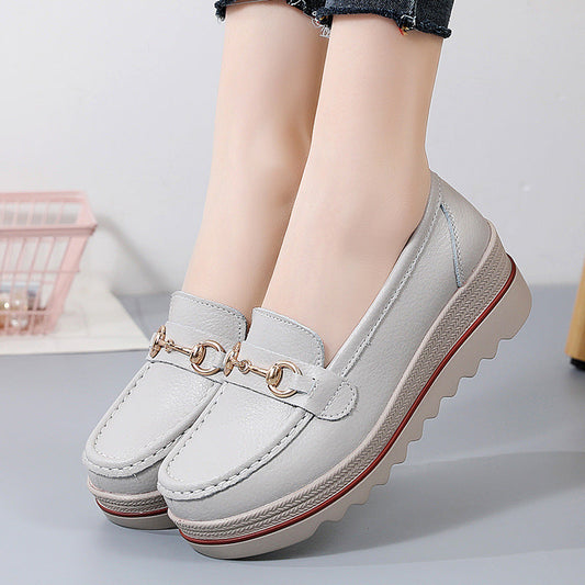 Orthopedic Balance Leather Slip-On Shoes - Oversized Comfort