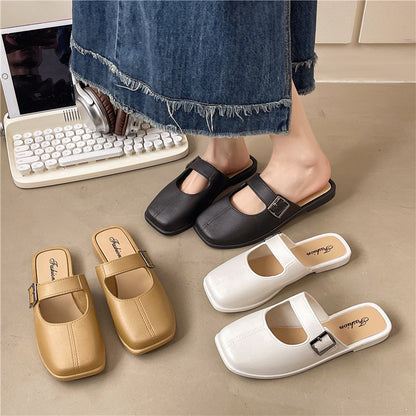 Orthopedic Balance | Minimal Buckle Strap Slide Sandals