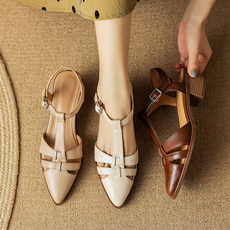 Orthopedic Balance Retro Closed Toe Sandals - Comfort Fit