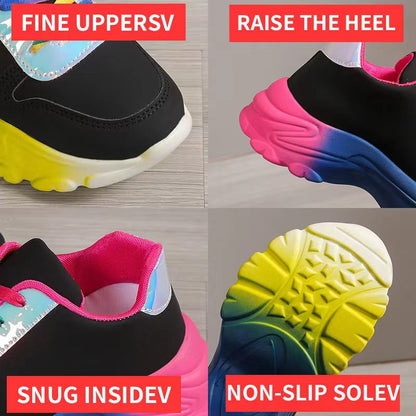 Orthopedic Balance Rainbow Sports Sneakers - Unique Style And Comfort