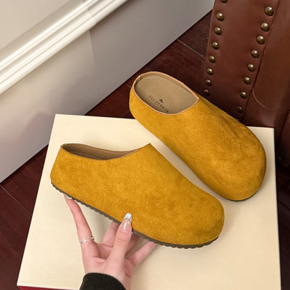 Orthopedic Balance Cozy Suede Slip-On Clogs – Lightweight Comfort Indoor & Outdoor Shoes