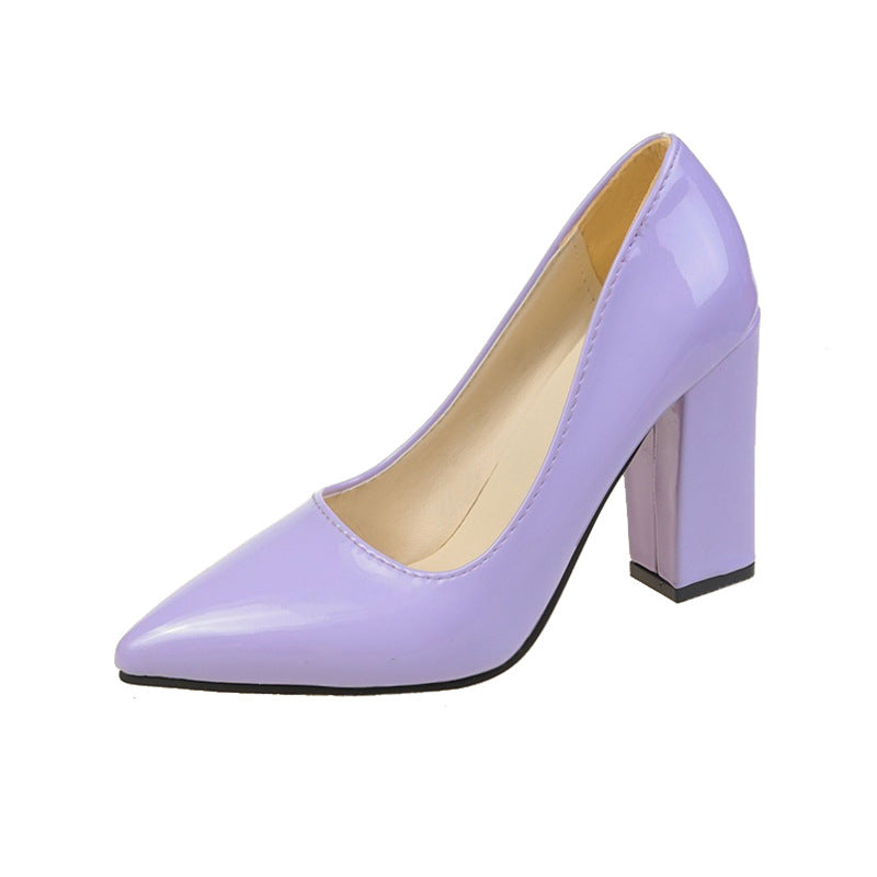 Orthopedic Balance Bold Block Heel Pumps – Elegant Comfort Statement Heels