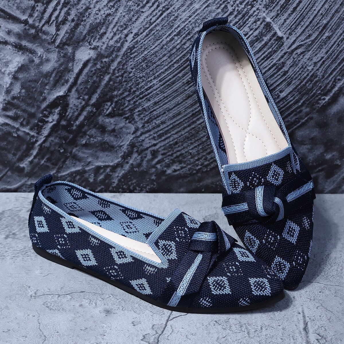 Orthopedic Balance Comfortable Non-Slip Knotted Loafers