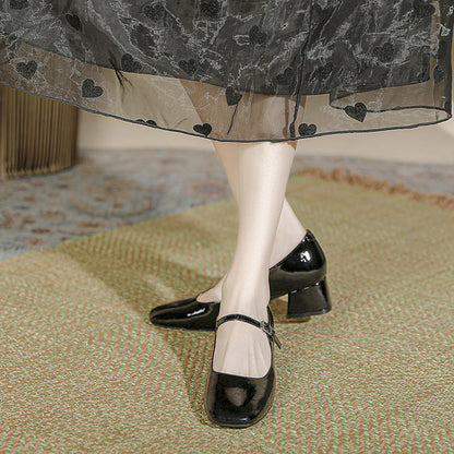 Orthopedic Balance Mary Jane Shoes - Patent Leather Comfort