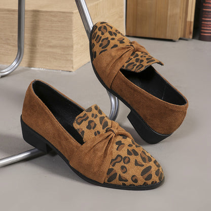 Sandra | Suede Chain Loafers