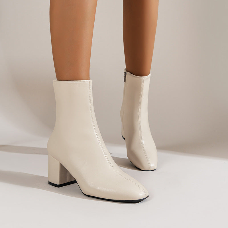 Mallory | Classic Block-Heel Ankle Boots