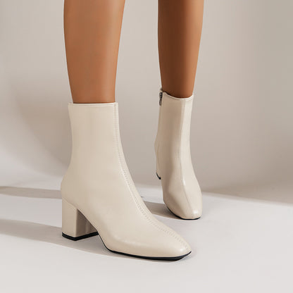 Mallory | Classic Block-Heel Ankle Boots