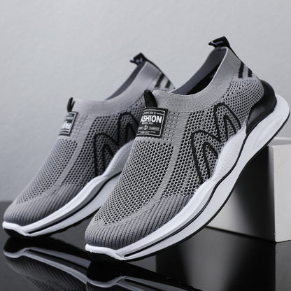 Finn | Breathable Slip-On Walking Sneakers with Cushioned Sole