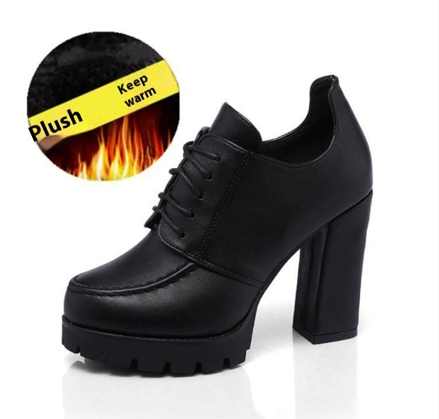 Orthopedic Balance Shoes With Unique Thick Heels And Platform