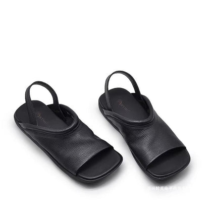 Orthopedic Balance Soft Leather Roman Sandals For A Unique Style