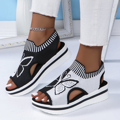 Orthopedic Balance Double Buckle Platform Comfort Slide Sandals