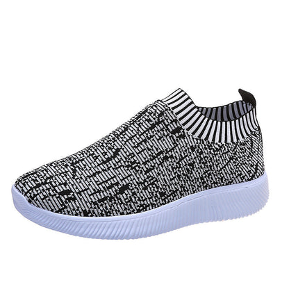 Orthopedic Balance Stripe Knit Shoes: Unique And Comfortable For Everyone