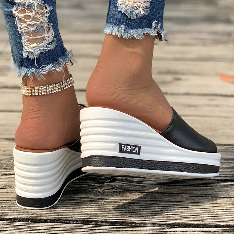Orthopedic Balance Fish Mouth Heeled Sandals: Unique Summer Elegance